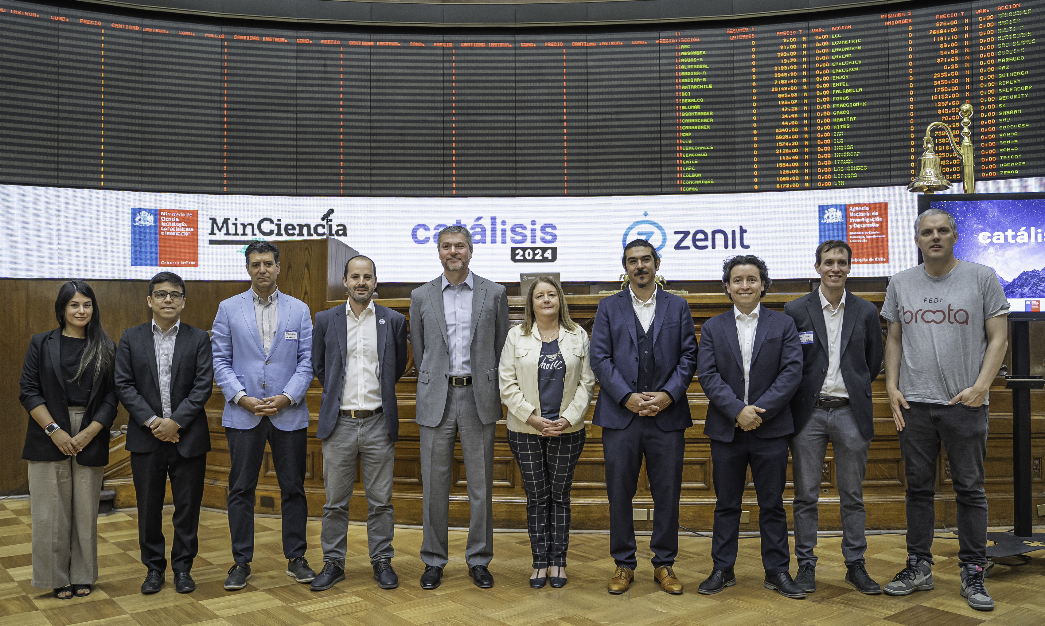 Con éxito finaliza Catálisis 2024 abriendo la posibilidad de listar empresas científico-tecnológicas chilenas en La Bolsa de Comercio