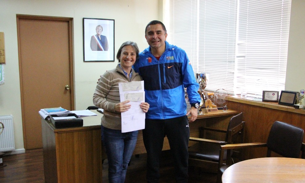 Club deportivo de gimnasia rítmica “Talentos del Sur” de Puerto Montt recibe recursos FONDEPORTE 2017