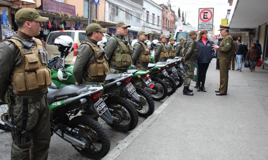 Con motos todo terreno van a prevenir los delitos Carabineros 