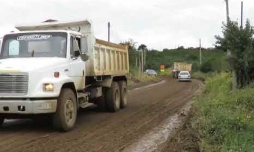 Vecinos molestos con obras de construcción del Sar de Ancud 