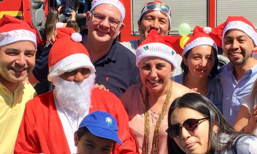 Diversas organizaciones se unieron para celebrar la Fiesta de Navidad en Alerce
