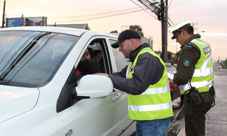 Autoridades destacan incremento en controles vehiculares en la provincia de Llanquihue