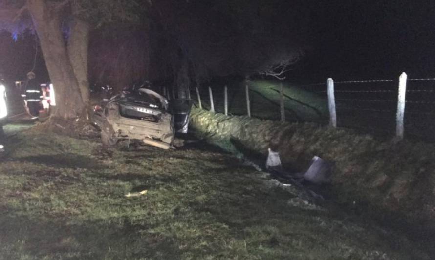 Osornino falleció tras impactar su vehículo contra un árbol en ruta internacional