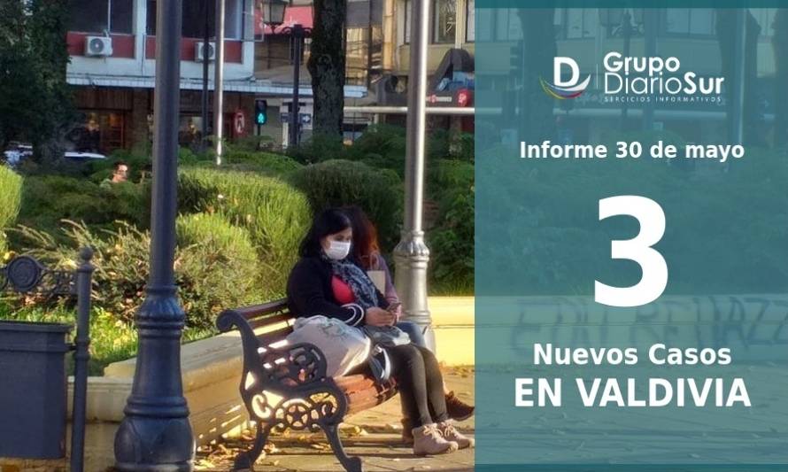 Valdivia confirma 3 nuevos casos de Covid-19