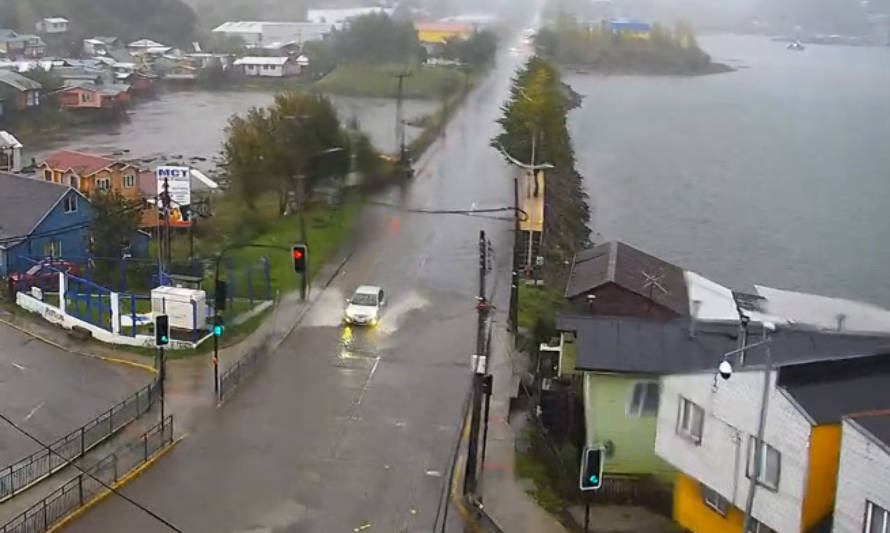 Alerta Temprana Preventiva para Chiloé y Palena por lluvia y viento