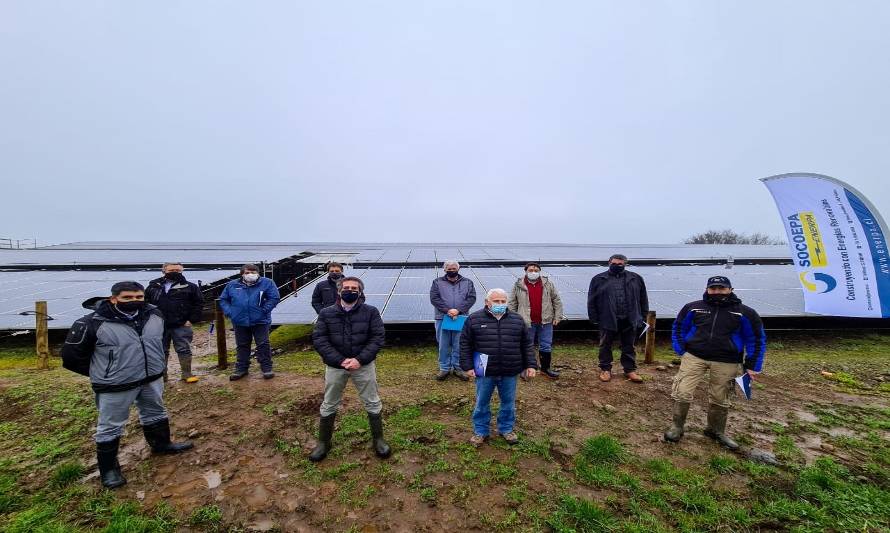 Ponen en marcha planta solar fotovoltaica en comuna de Purranque