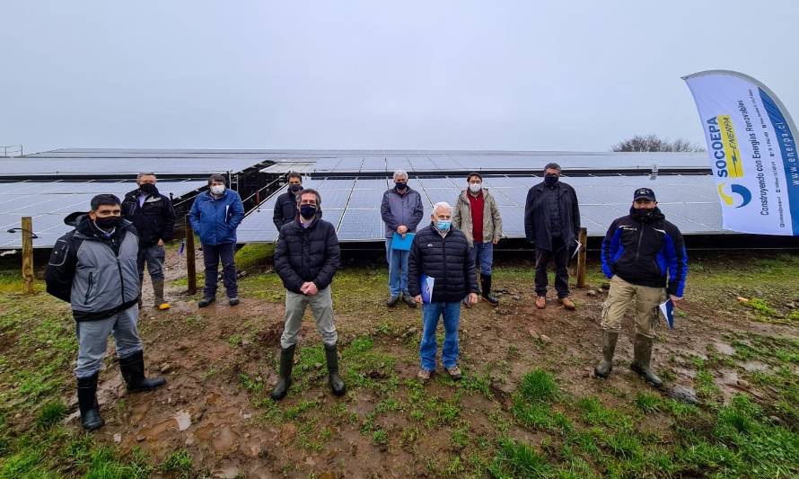 Socoepa y Cooprinsem inauguran planta solar fotovoltaica en Purranque