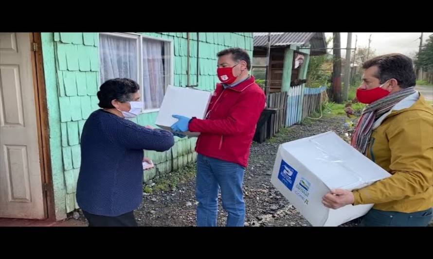 Entregaron más de 6 mil cajas de alimentos en la provincia de Palena
