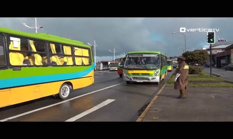 Más de 200 infracciones se cursaron tras manifestación de microbuseros en Puerto Montt