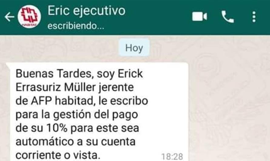 Cuidado con las estafas: Delincuentes usan retiro del 10% para engañar