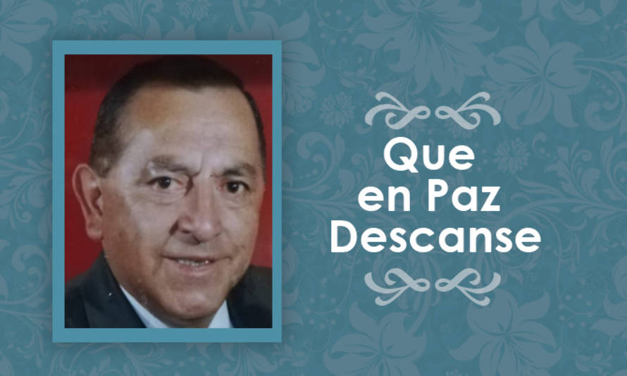 Falleció José Benito Velásquez Méndez Q.E.P.D