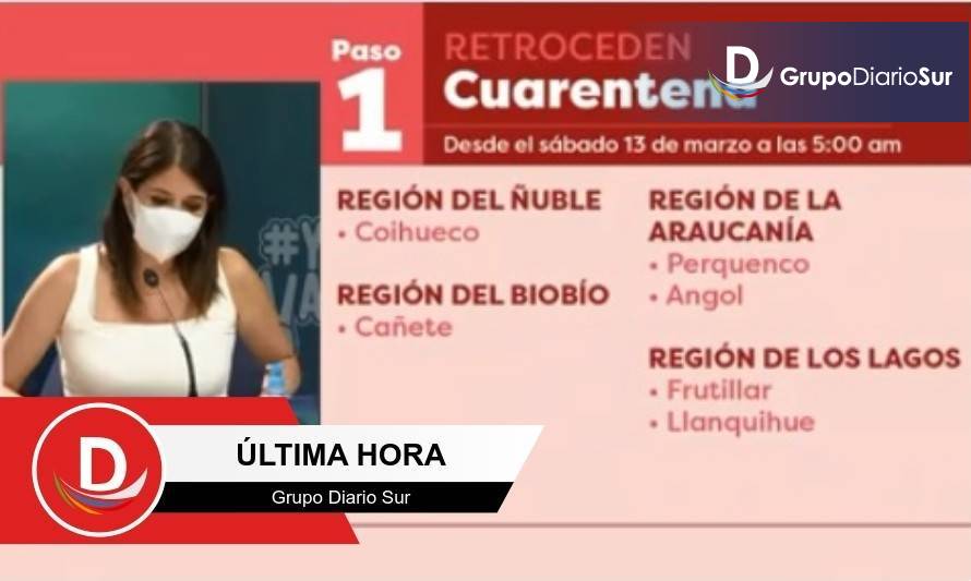 Frutillar y Llanquihue retroceden a cuarentena total