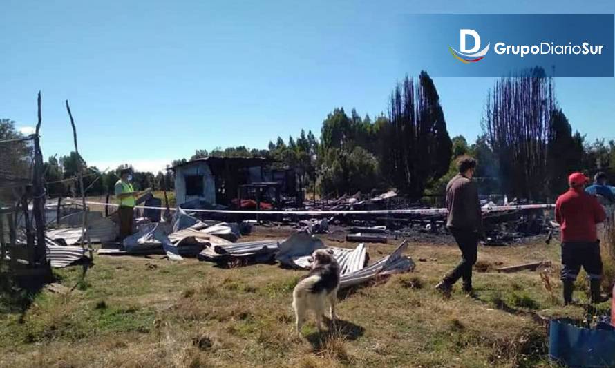 Tragedia en Quemchi: Mujer falleció en incendio de su vivienda