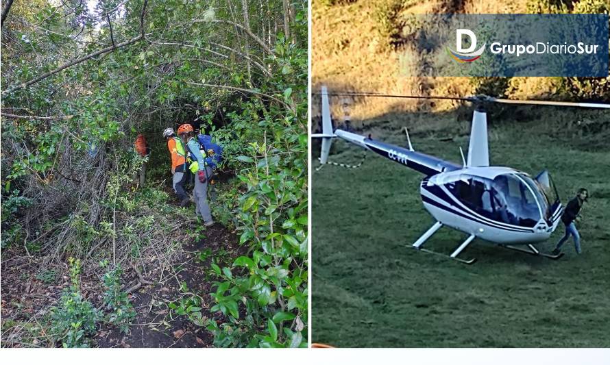 Mañana continuará búsqueda de joven extraviado en faldeos del volcán Puntiagudo 