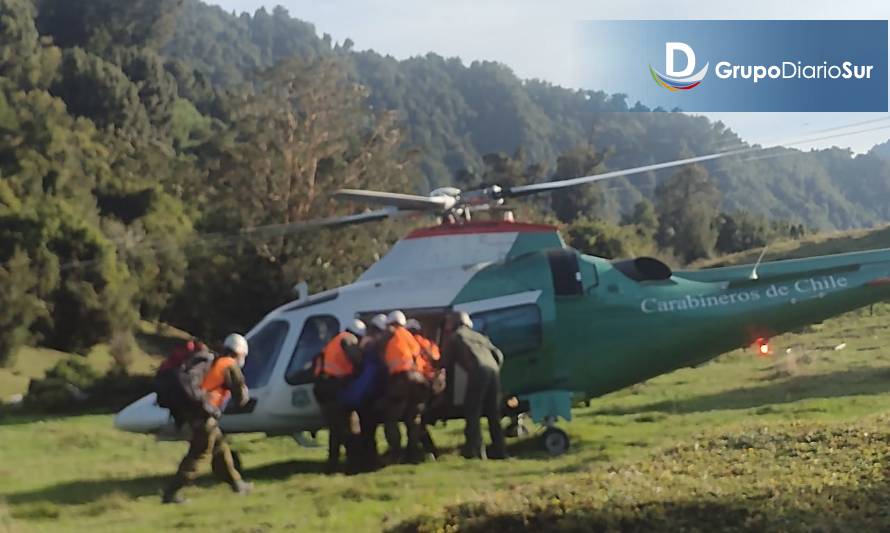 Cuerpo de joven desaparecido en faldeos del Volcán Puntiagudo ya está en Osorno