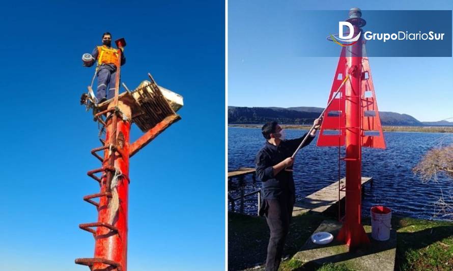 Inician segundo período de mantención de  señalización Marítima en Chiloé