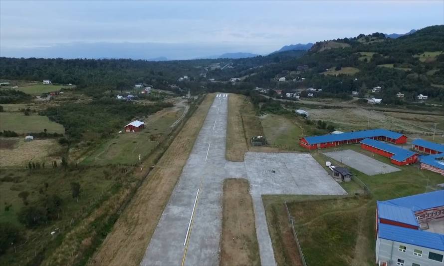 Invierten en mejoramiento de aeródromos de la provincia de Palena