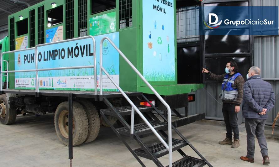 En Ancud habilitan camión recolector para reciclaje