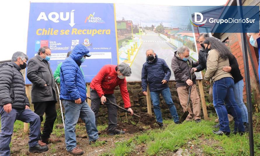 Comenzaron las obras del “Quiero mi Barrio” en el sector Caicumeo de Ancud