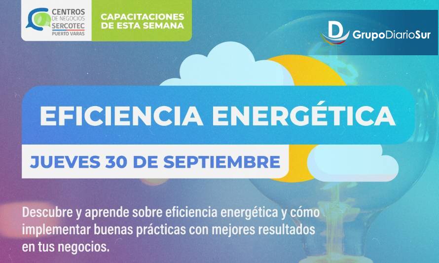 Centro de Negocios realiza capacitación sobre eficiencia energética