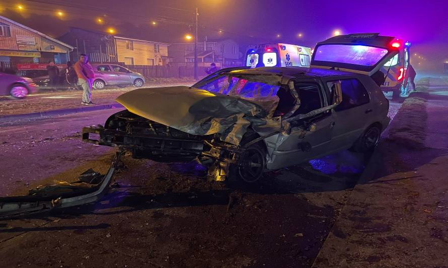 Así quedó el automóvil tras el impacto