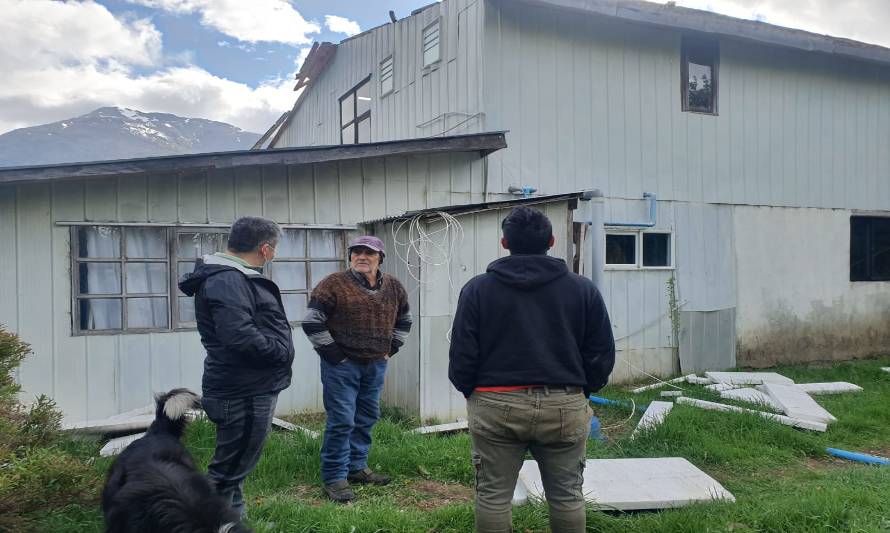 Fuerte temporal de viento y lluvia afecta a regiones de Aysén y Los Lagos sur 