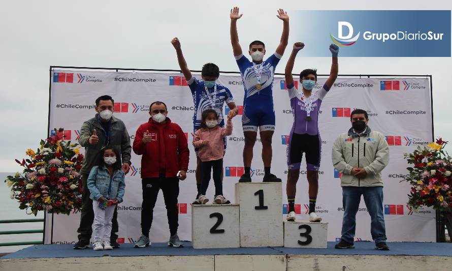 Oro y plata en el ciclismo para la Región de Los Lagos en los Juegos de La Araucanía 