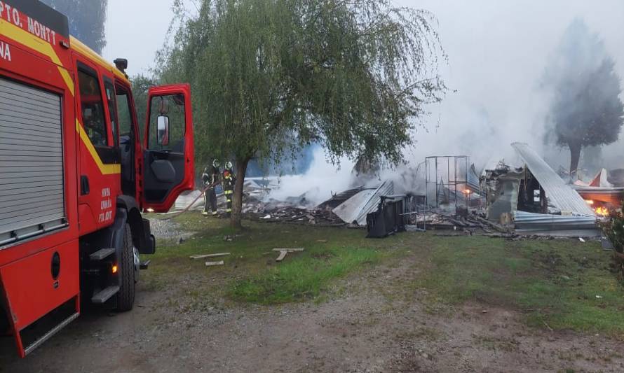 En el suelo quedó la casa habitación
