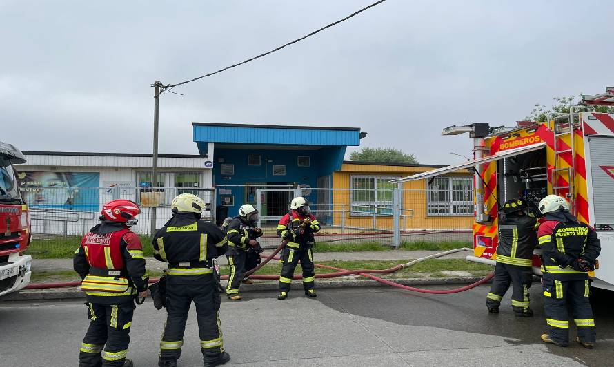 El oportuno trabajo de bomberos evitó que el fuego se propague