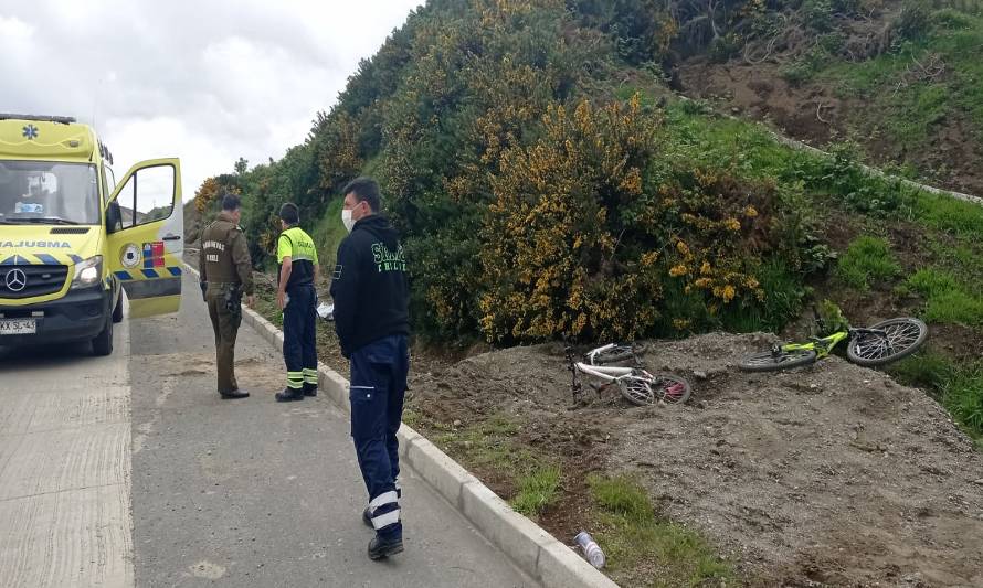 Castro: Conductor ebrio atropelló a dos ciclistas mujeres, una de ellas murió y la segunda está grave