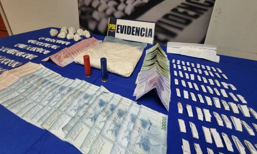 Dinero en efectivo, drogas y municiones decomisó la PDI