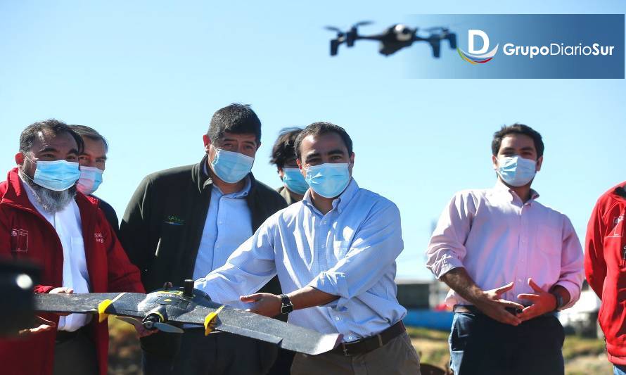 Drones apoyan trabajo de reconstrucción en Castro