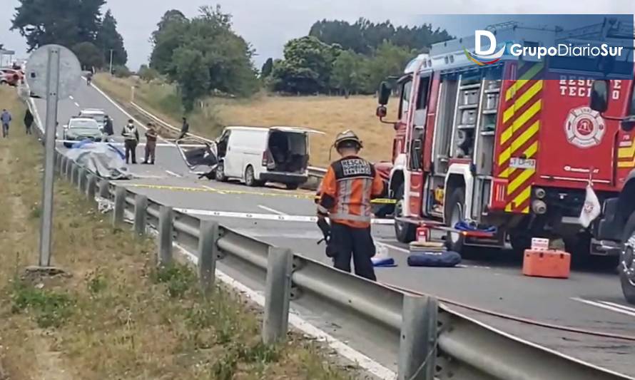 Fatal accidente: Mujer y niña de 10 años mueren en ruta Los Muermos - Puerto Montt