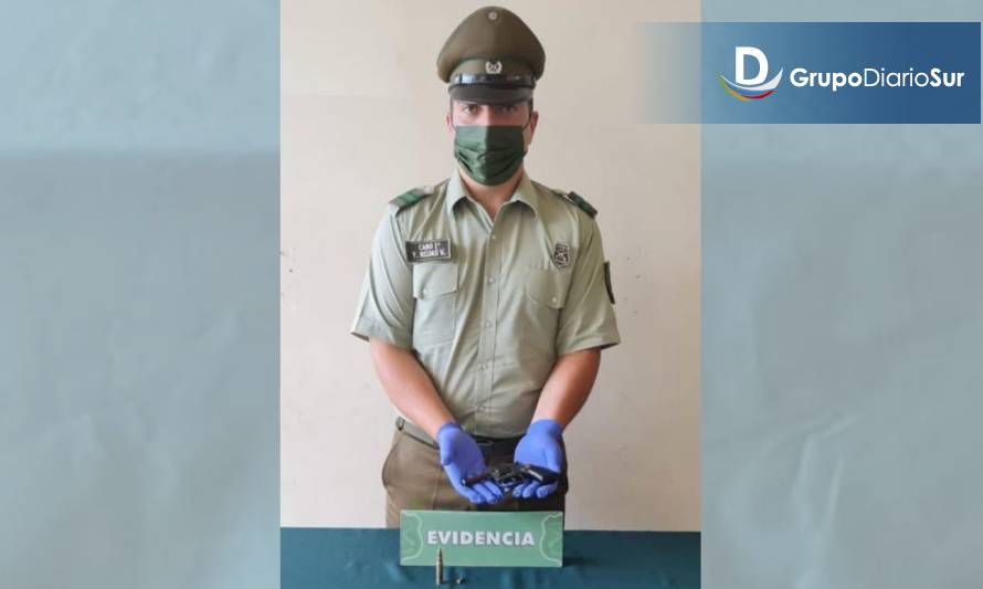 Detenido por violencia intrafamiliar y amenaza de muerte portaba arma robada