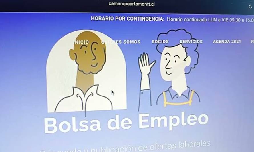 Cámara de Comercio de Puerto Montt crea bolsa de empleo electrónica