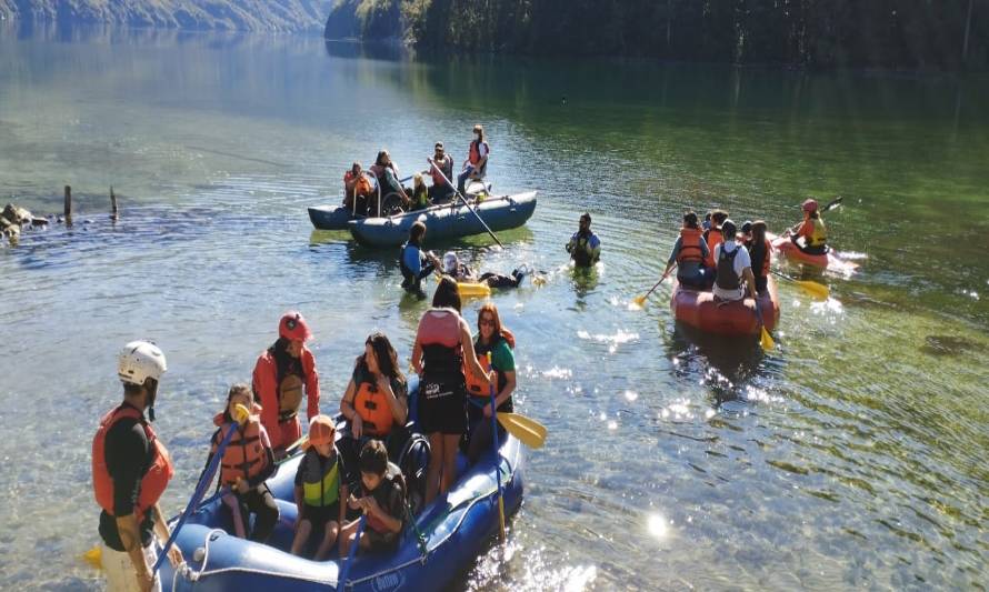 La actividad se realizó en el Lago Espolón