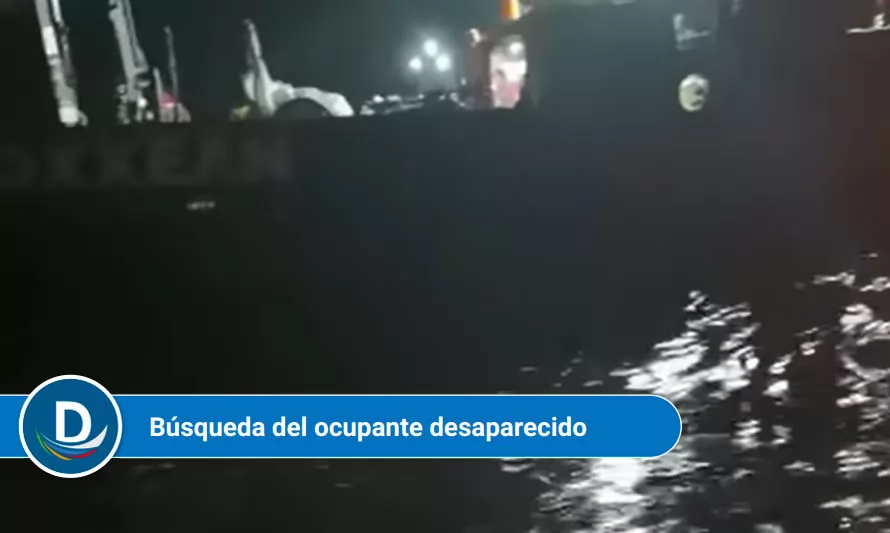 Una persona desaparecida tras volcamiento de embarcación