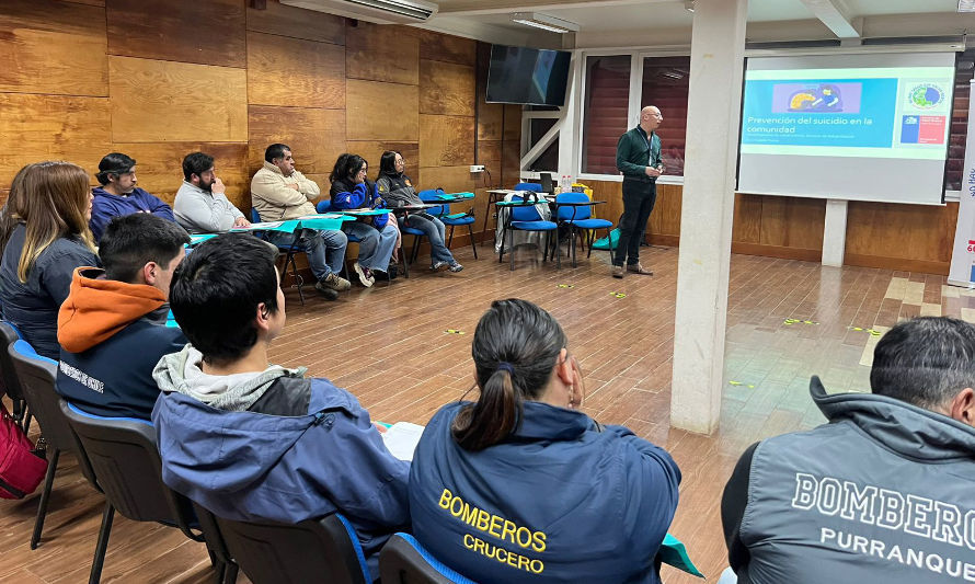 Continúan reforzando la prevención del suicidio en espacios comunitarios de la provincia de Osorno