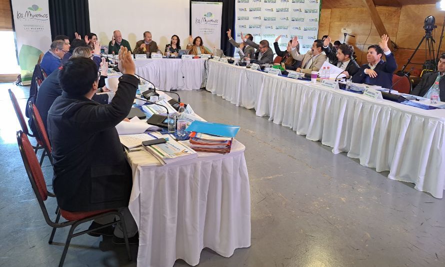 Consejo Regional aprobó más de 3 mil millones de pesos en la sesión plenaria desarrollada en Los Muermos