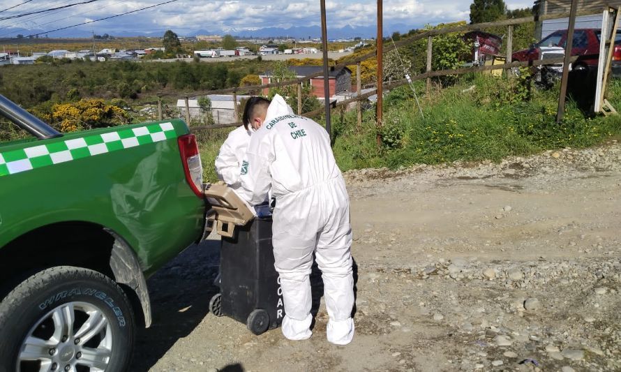 Labocar investiga causa de muerte de cuerpos hallados al interior de una vivienda en Puerto Montt