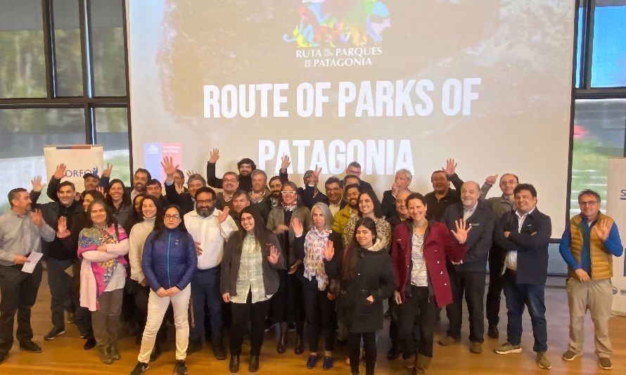 Taller realizado en el marco de "Ruta de los Parques de la Patagonia”. Crédito: Corfo Aysén.