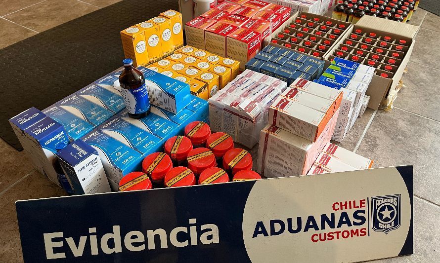 Aduana de Puerto Montt incauta contrabando de medicamentos veterinarios en Chaitén