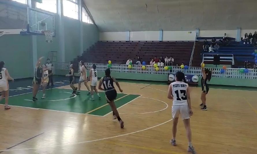 Inició el Nacional de Básquetbol Sub17 Femenino en Puerto Montt