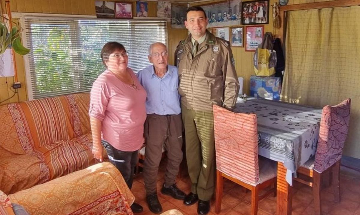 Padre e hija se encuentran tras 63 años gracias a Carabineros
