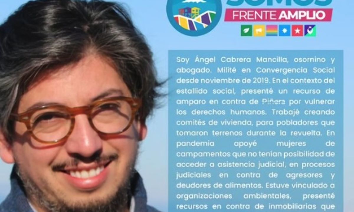 Ex seremi del trabajo se presenta a elecciones del Frente Amplio