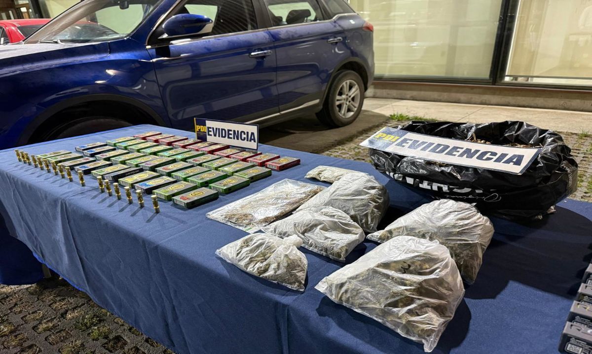 Detienen a 3 personas y encuentran droga  en Puerto Montt