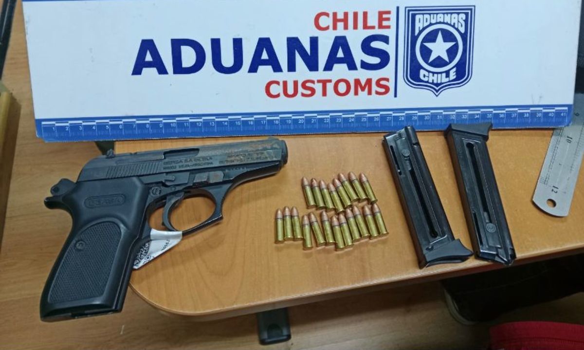 Aduanas detecta ingreso de arma y municiones en Cardenal Samoré