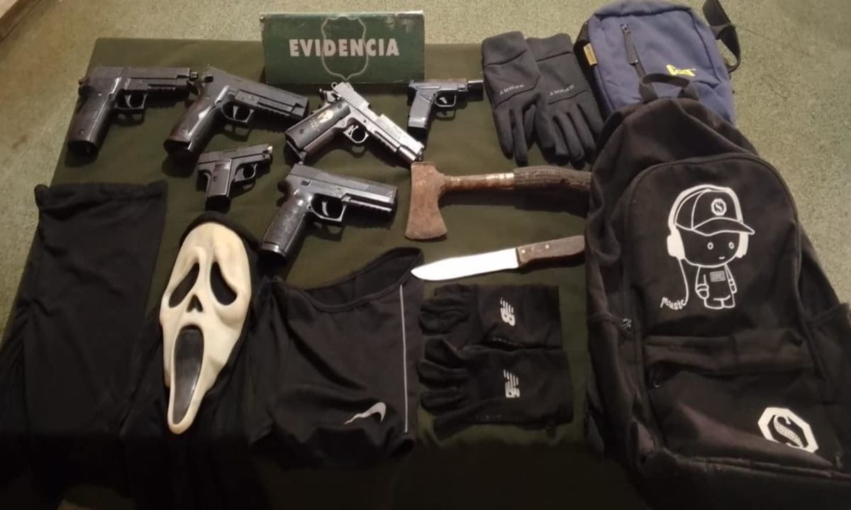 Carabineros detiene a dos menores por robo de pistolas de aire comprimido en Osorno