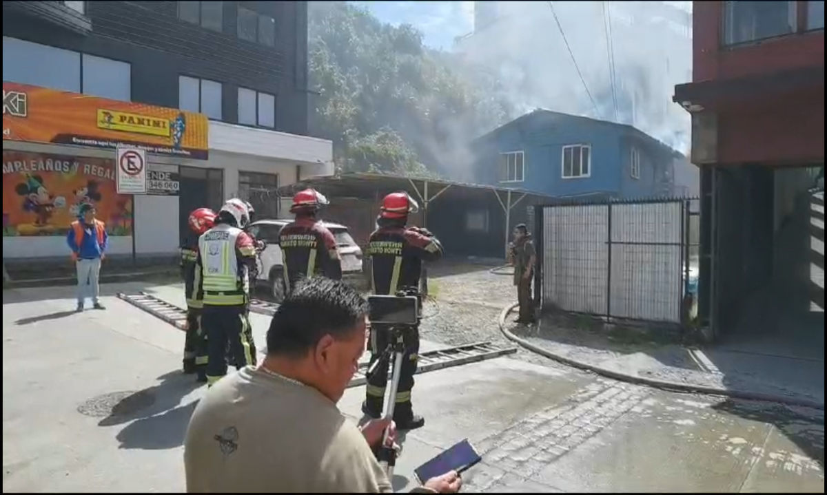 Incendio en el centro de Puerto Montt deja una persona fallecida