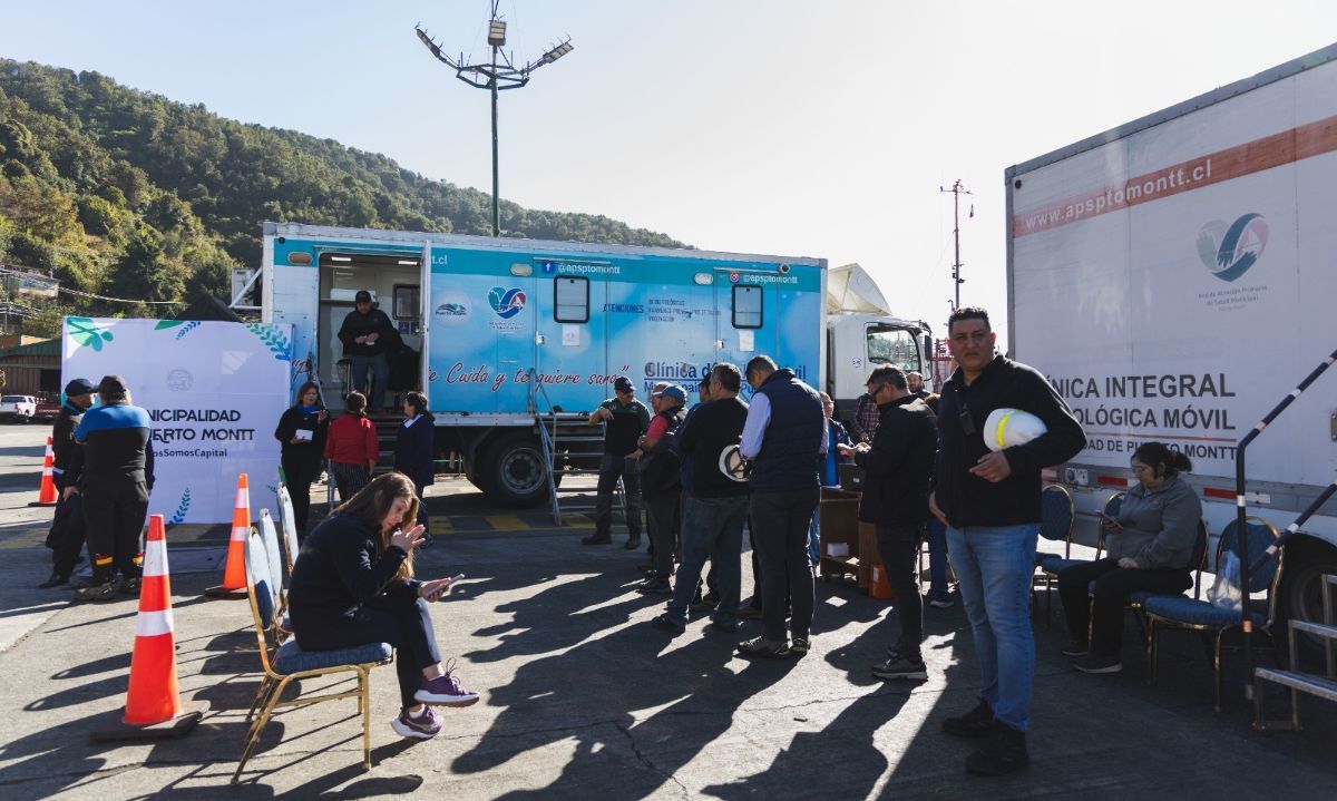 Municipalidad de Puerto Montt realizó operativo de salud en empresa naviera con más de 280 atenciones